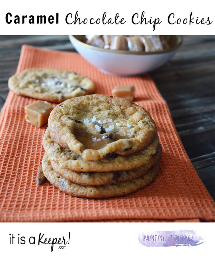 Caramel Chocolate Chip Cookies – an easy and delicious cookie recipe