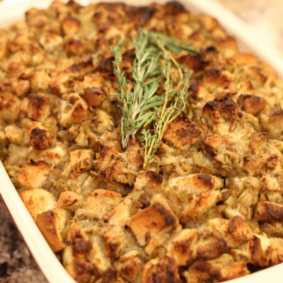 This is my family's favorite easy turkey stuffing recipe.  It's easy to make and my family has been making it for years.   It's definitely one of the best Thanksgiving recipes ever.