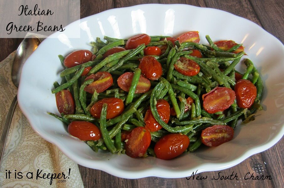 Italian Green Beans Recipe – an easy and delicious side dish vegetable