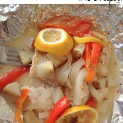 Easy to throw together and with no mess these Spicy Lemon Foil Fish Dinners are perfect for busy weeknights and completely customizable for picky eaters.