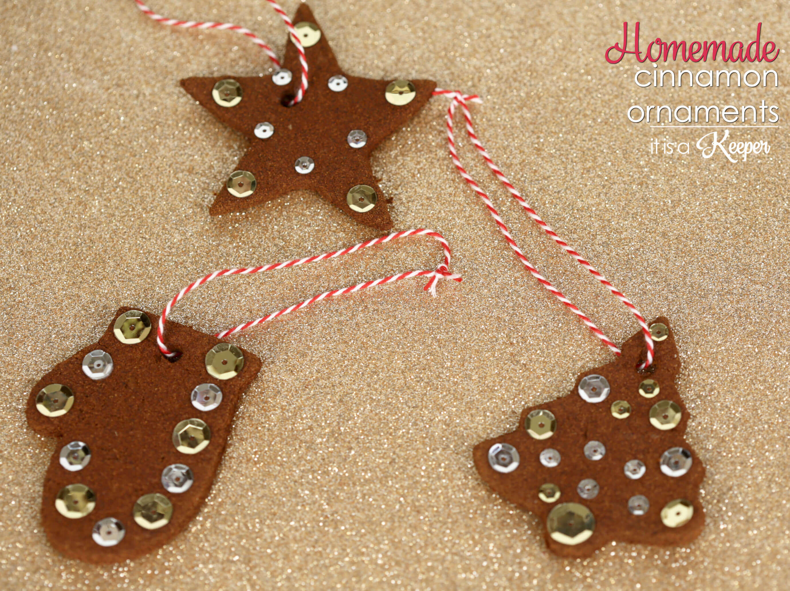 Cinnamon Ornaments – an easy Christmas craft for kids that has only 3 ingredients
