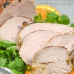 A top shot of the finished meat.