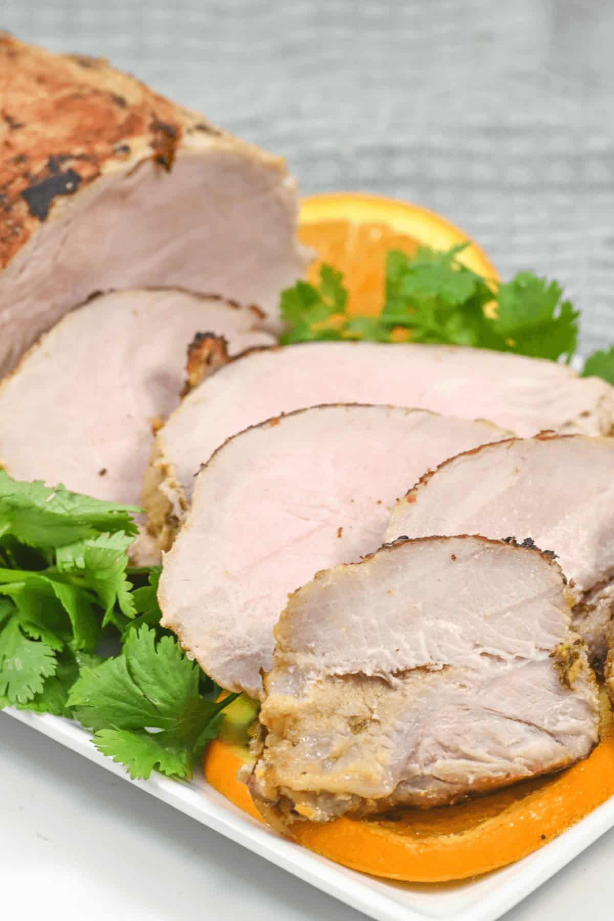 A top shot of the finished meat.