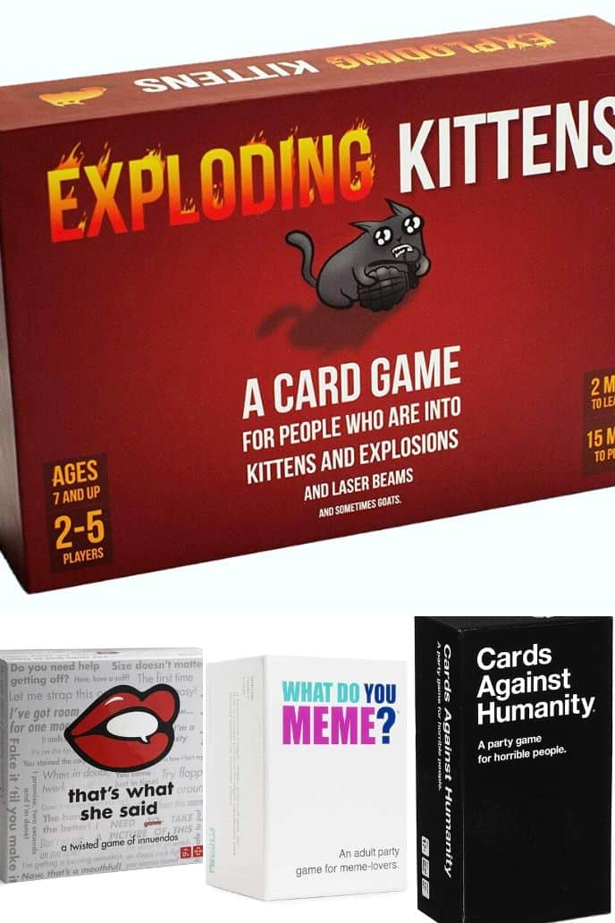 Collection of games for adults