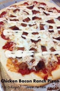 Chicken Bacon Ranch Pizza is so easy to make at home and is a great way to impress the family with a "specialty" pizza!