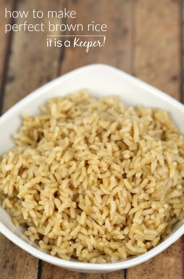 How to Make Perfect Brown Rice – This is my fool proof method for making perfect brown rice on the stove top