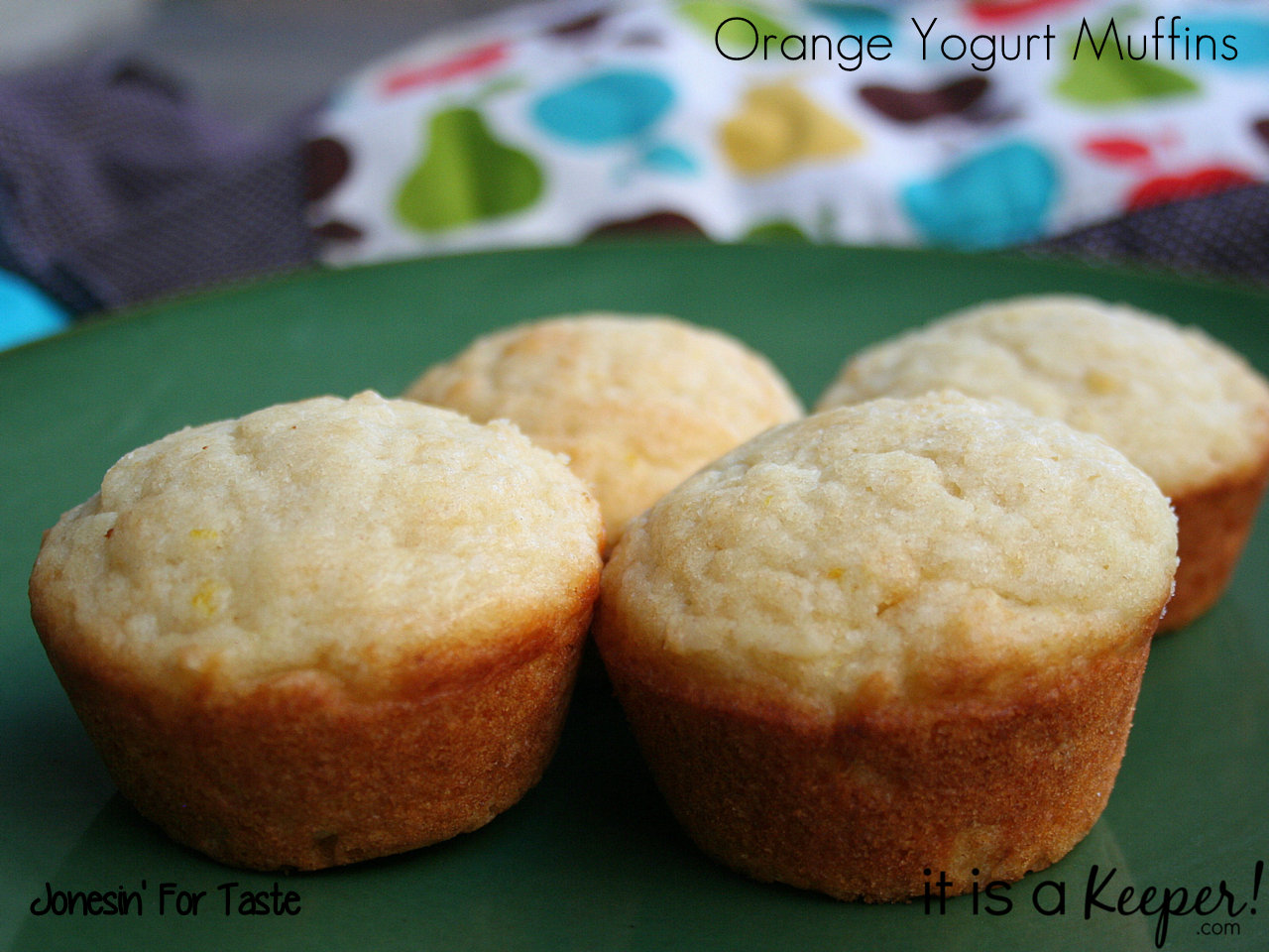 Tangy Orange Yogurt Muffins are an easy breakfast recipe that's ready in 30 minutes.