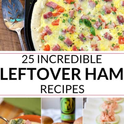 A collection of leftover ham recipe