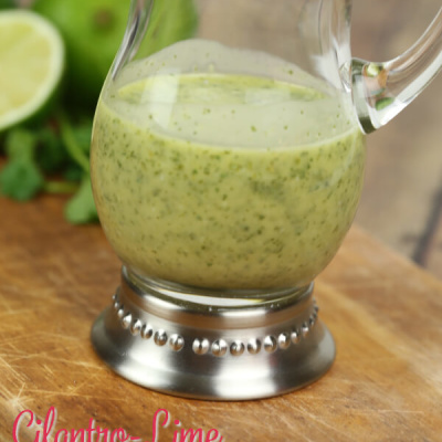 Cilantro Lime Vinaingrette - This flavorful Mexican inspired salad dressing recipe is bright and flavorful