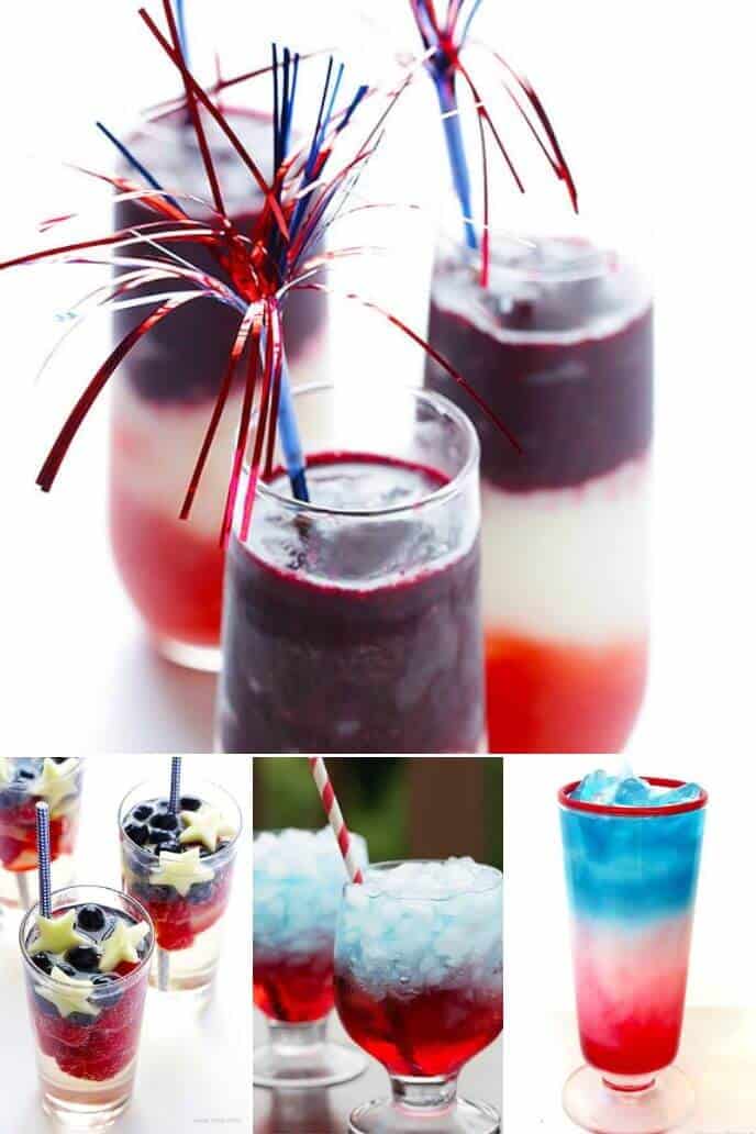 Collection of 4th of July Recipes for Drinks