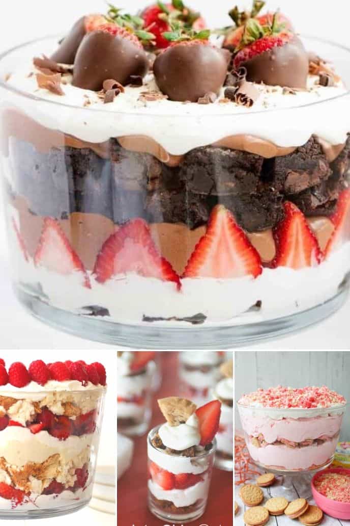 Collection of Strawberry Trifle Recipes