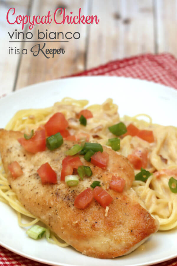 Copycat Chicken Vino Bianco - this restaurant quality recipe is super easy to make at home