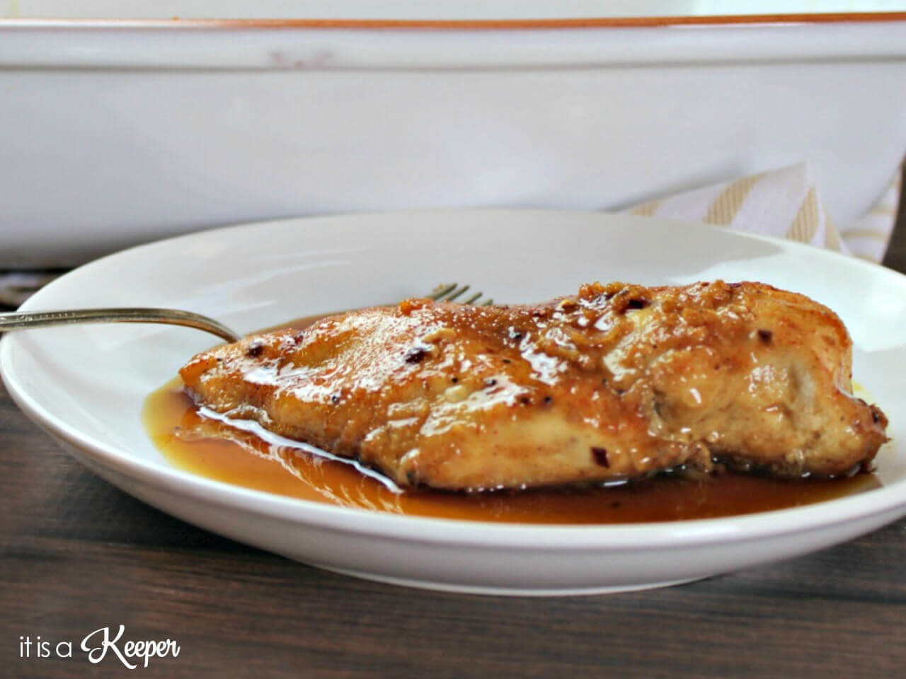 Honey Garlic Baked Chicken Recipe - this is an easy dinner idea