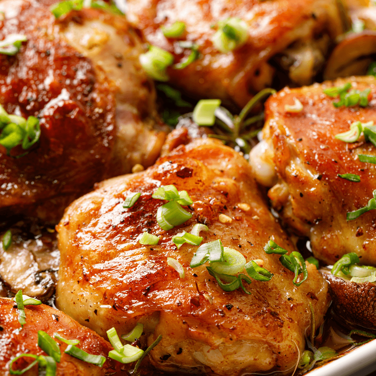 Honey Garlic Chicken Thighs