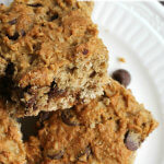 Whole Wheat Chocolate Chip Bars - these yummy treat are the perfect kid friendly snack