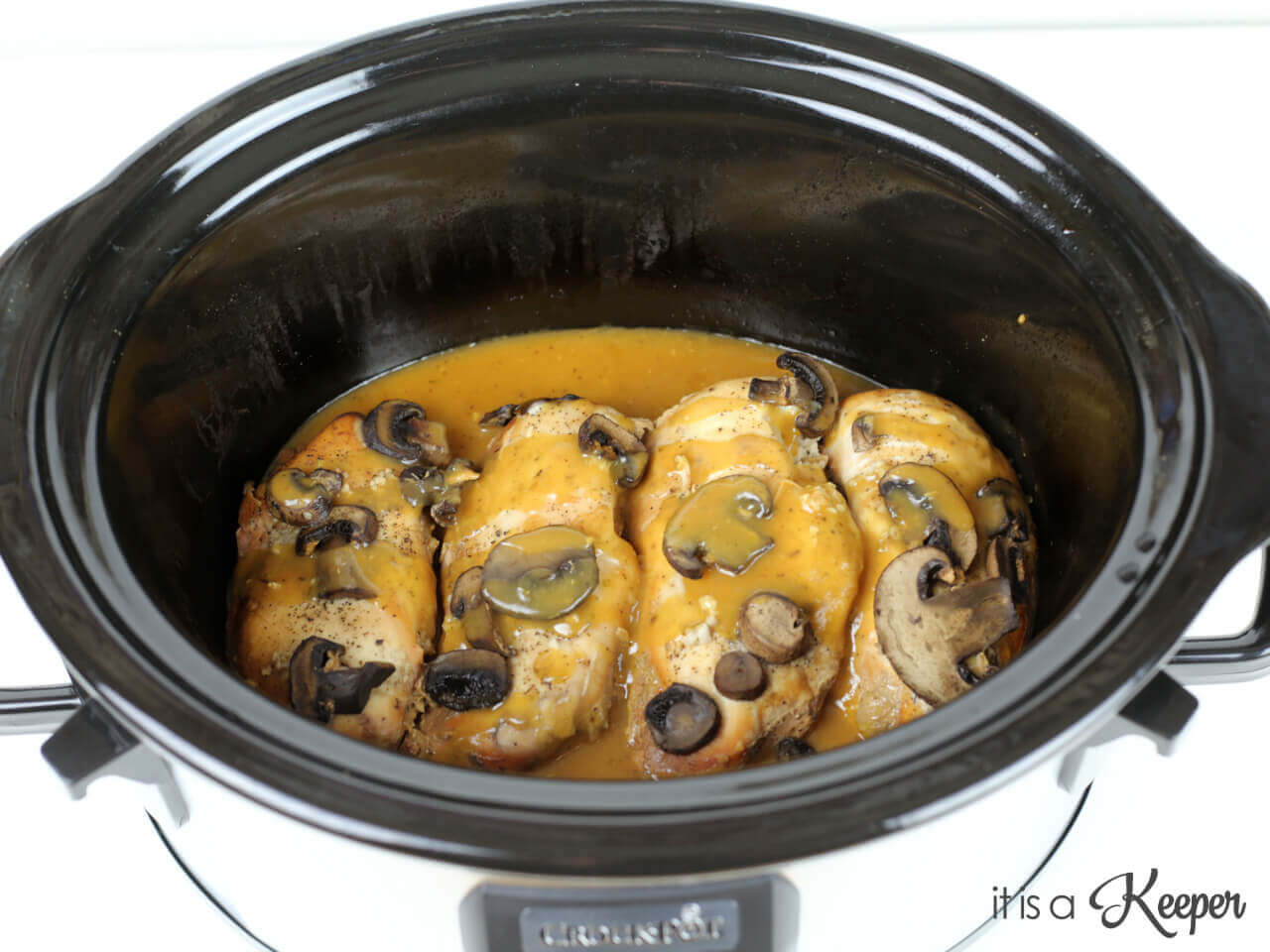 Slow Cooker Chicken Marsala - This is one of my favorite easy crock pot recipes