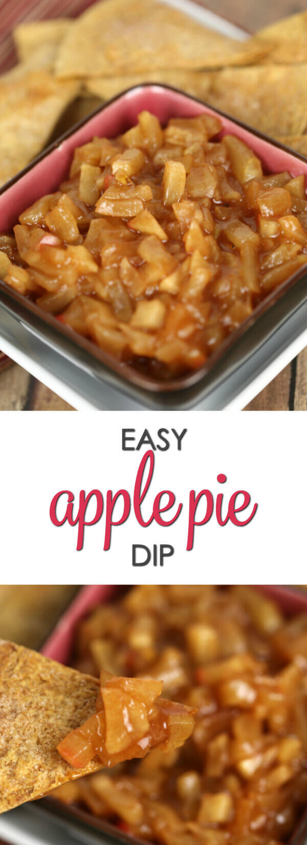 Apple Pie Dip - this easy apple pie dip recipe is perfect for fall