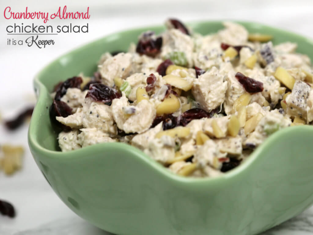 Cranberry Almond Chicken Salad It Is a Keeper