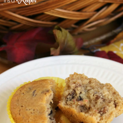 Cranberry Pecan Muffins - this easy recipe is perfect for breakfast or a quick snack