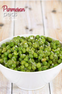 Parmesan Peas - this is one of my family's favorite easy side dish recipes