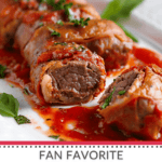 Fan favorite Italian braciole.