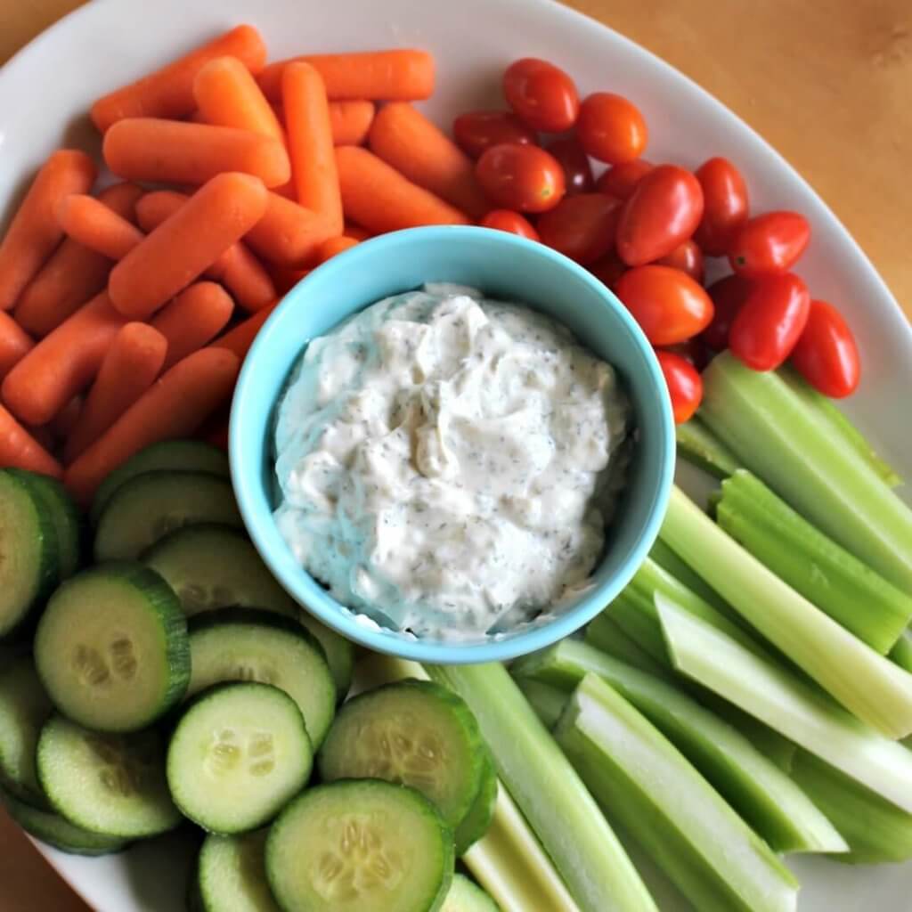 Homemade Ranch Dip - this easy recipe comes together in a few minutes and uses ingredients you probably already have 