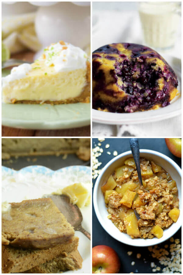 A collection of 4 instant pot desserts that you'll be craving seconds, even thirds!