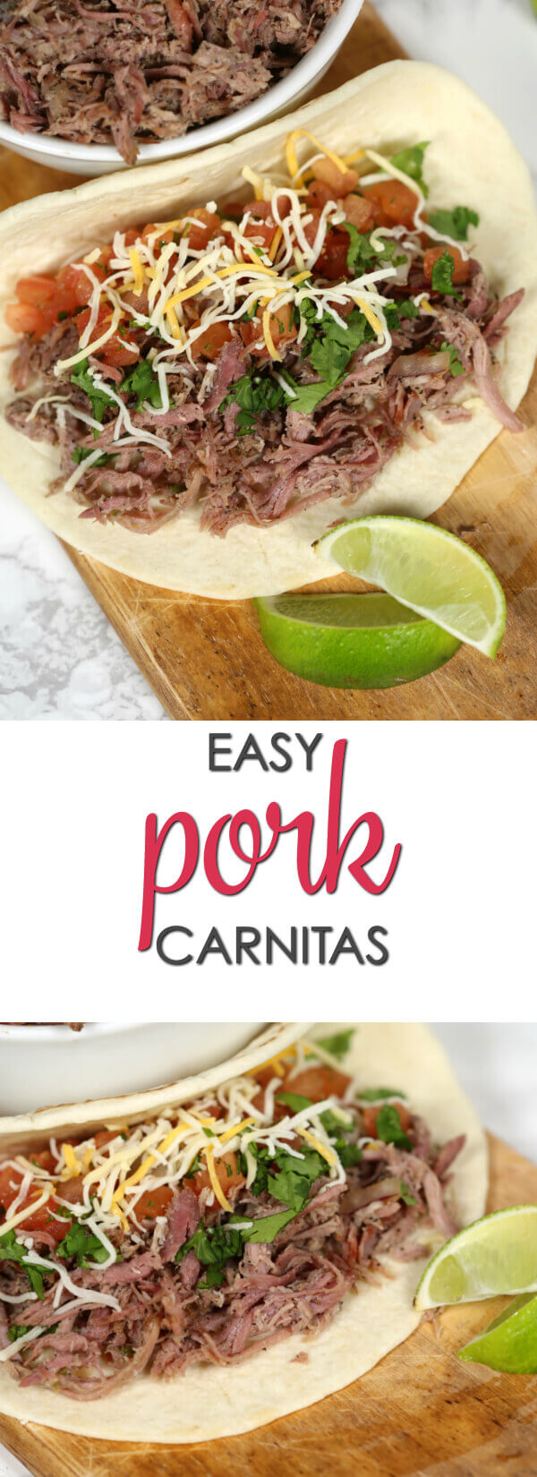Pork Carnitas - pork carnitas are an easy Mexican inspired recipe that are full of flavor