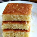 Tangy Lemon Brownies - this easy dessert recipe is bright and refreshing