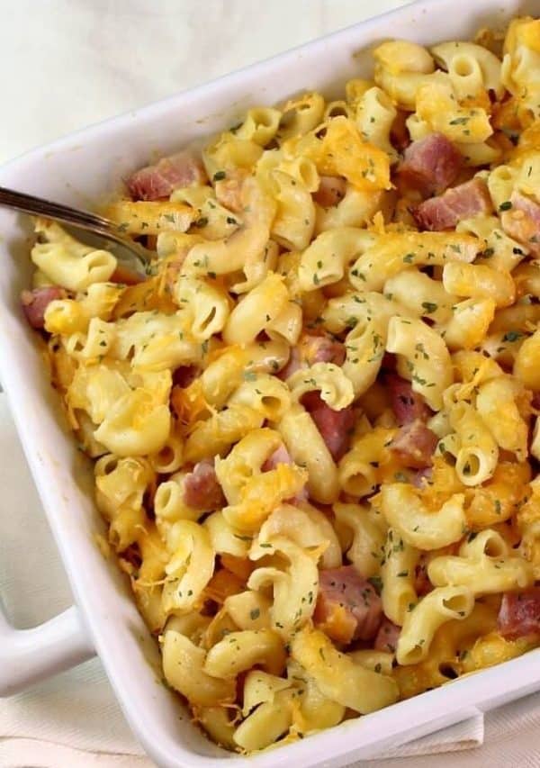 MAC AND CHEESE WITH HAM