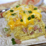 Slow Cooker Breakfast Casserole - this easy breakfast recipe cooks while you sleep. It's one of the best slow cooker recipes of all times.