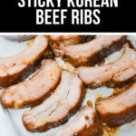 Slow cooker beef ribs with a sticky Korean twist.