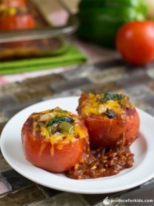 Enchilada Stuffed Tomatoes