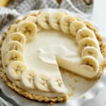 A slice of dessert taken out of the tin.