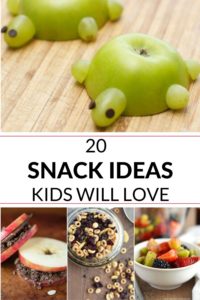 this is a collection of 20 easy snack recipes kids will love