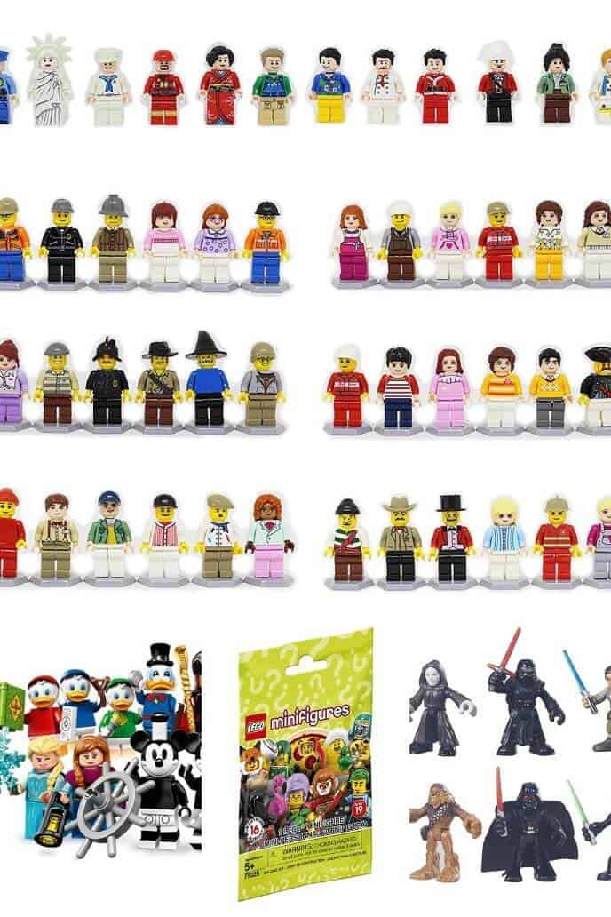 Collection of lego minifigures