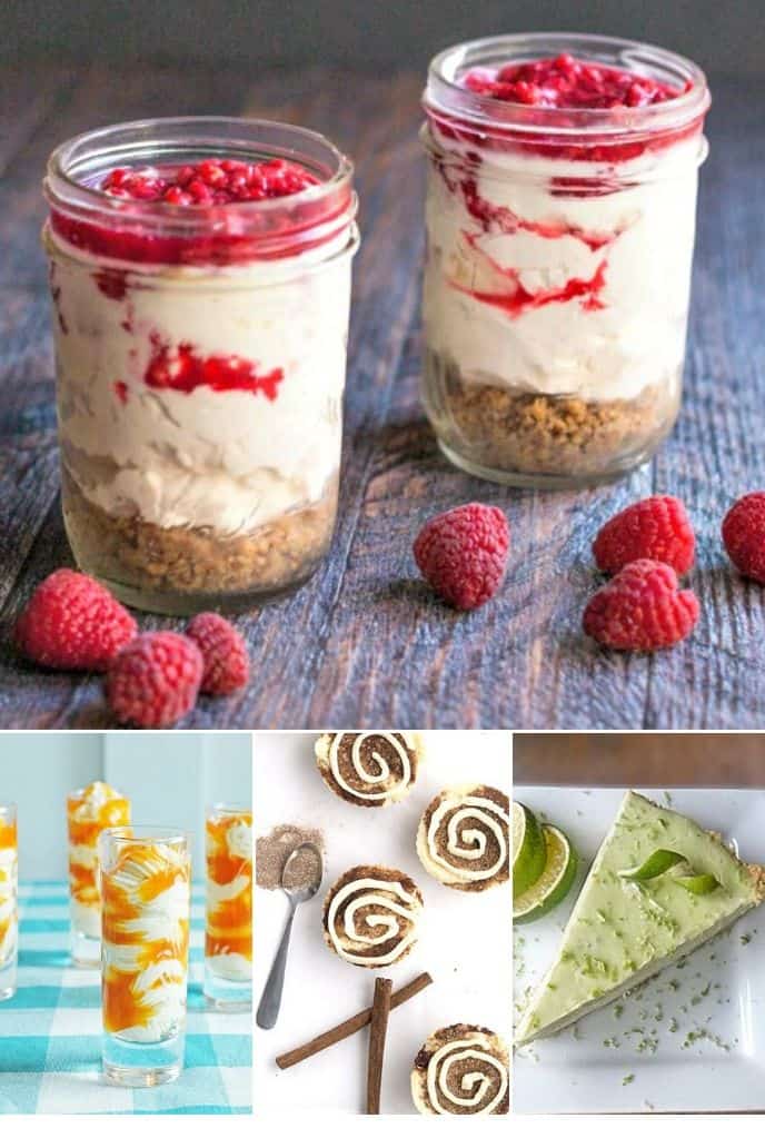 Collection of easy keto desserts recipes