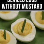 Creamy deviled eggs.