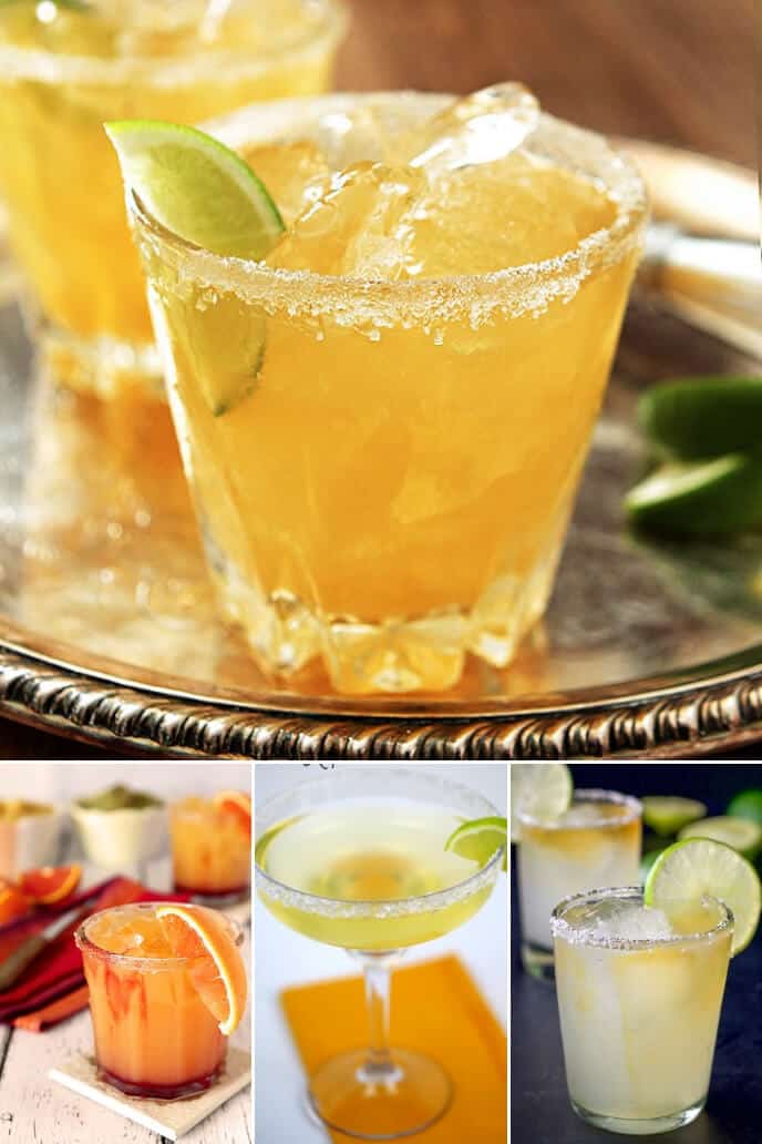 A collection of classic margarita recipe