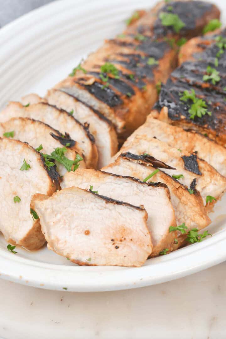 A platter of the finished protein.