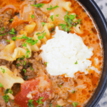 A completed bowl of the meal.