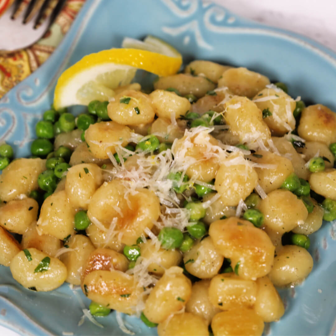Skillet Gnocchi Recipes with Peas