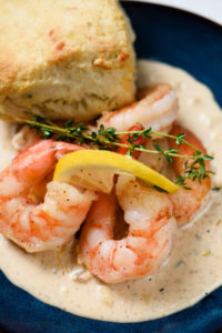 Creamy Shrimp and Biscuits