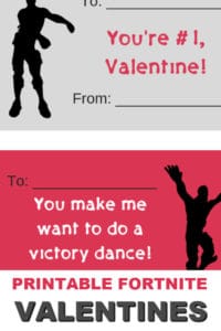 Fortnite Valentines (free printable Valentine cards) | It Is a Keeper