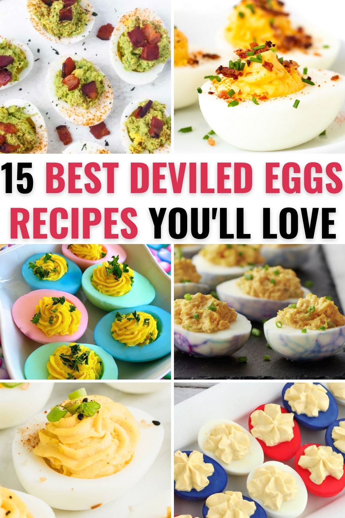 A collection of deviled eggs recipes.