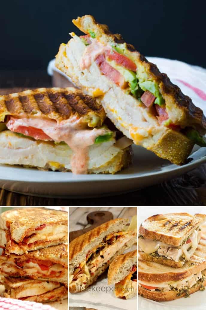 A collection of Panini sandwich recipe