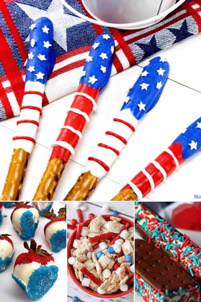 Collection of 4th of July Desserts