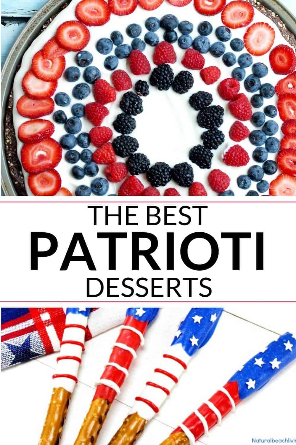 Collection of 4th of July Desserts 