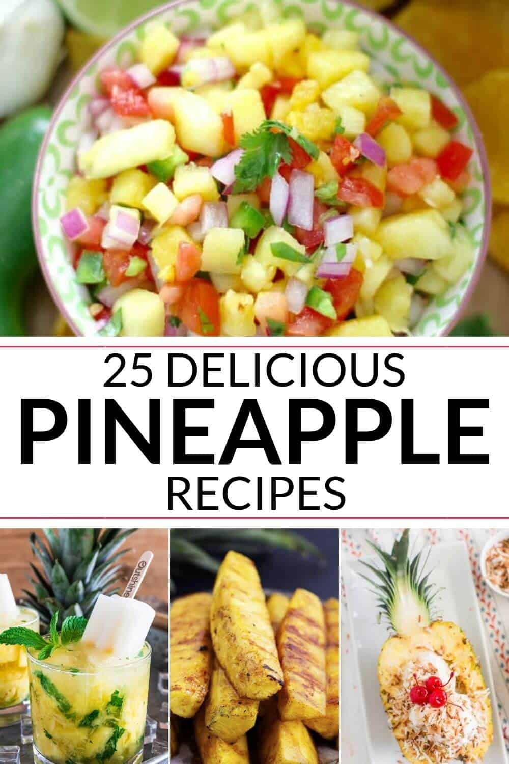 a collection on pineapple recipes