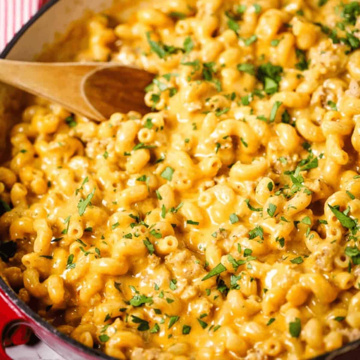 Veal Cheeseburger Macaroni